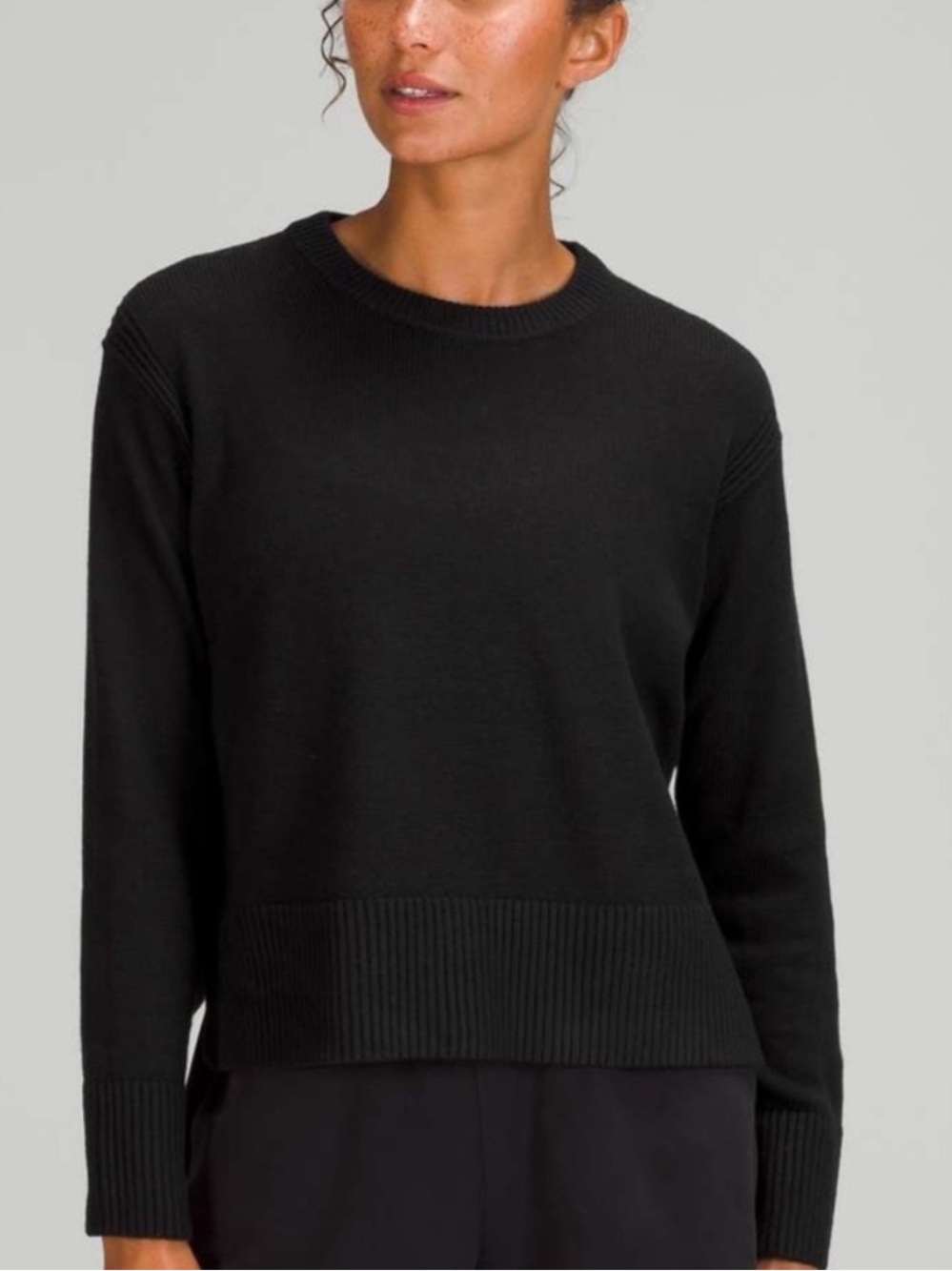 LuLuLemon Cashlu Boxy Knit Crewneck Sweater